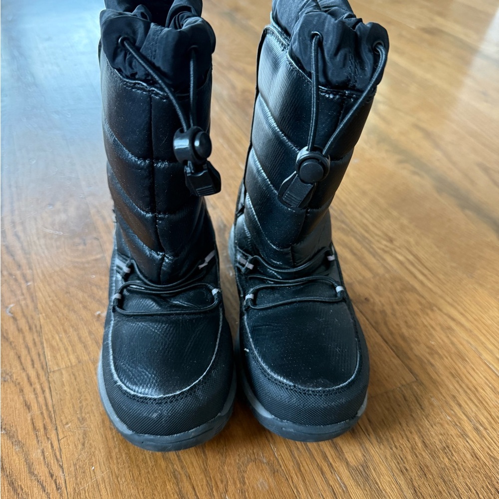 Lands' End Kids Black Winter Boots